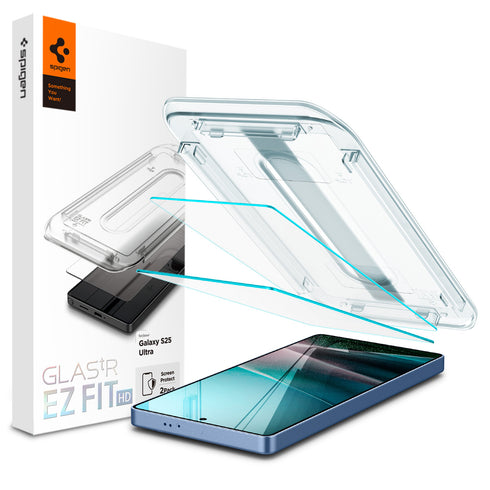 Protector de Pantalla Spigen Galaxy S25 Ultra – Glas.tR EZ Fit HD (2 Unidades)